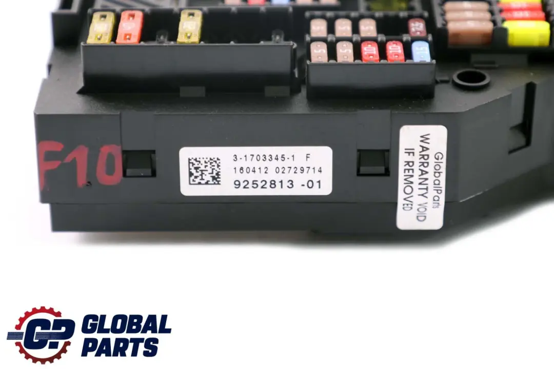 BMW 5 7 Series F01 F02 F10 F11 Power Distribution Fuse Box Rear - SKU 9252813 - Part number 9252813