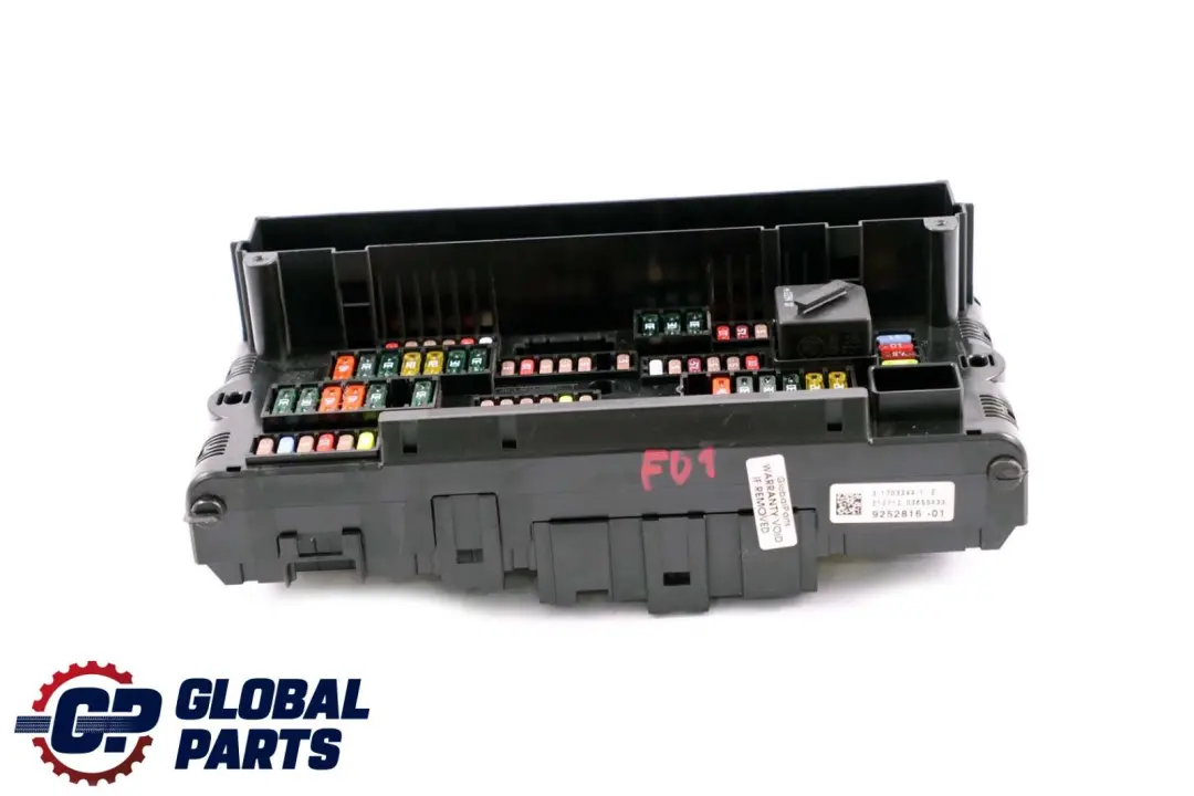 BMW F01 F02 LCI F07 GT Distribución de Energía Caja de Fusibles - SKU 9252816 - Número de pieza 9252816