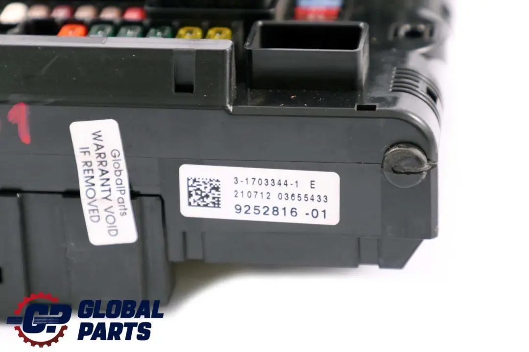BMW F01 F02 F07 GT Power Distribution Electrical Fuse Box Front - SKU 9252816 - Numéro de pièce 9252816