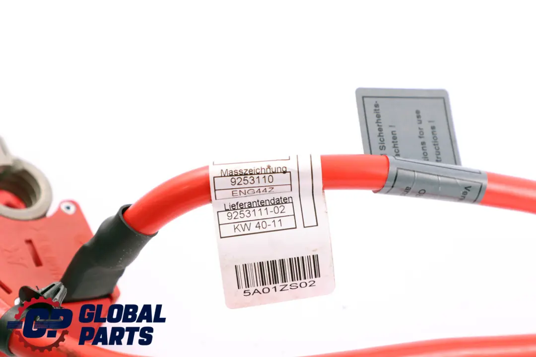 Positive Plus Pole Battery Blow Off Cable to BMW F20 F21 F22 with Part number 9253111 BMW F20 F21 F22 Positive Plus Pole Battery Blow Off Cable - SKU 9253111 - Part number 9253111