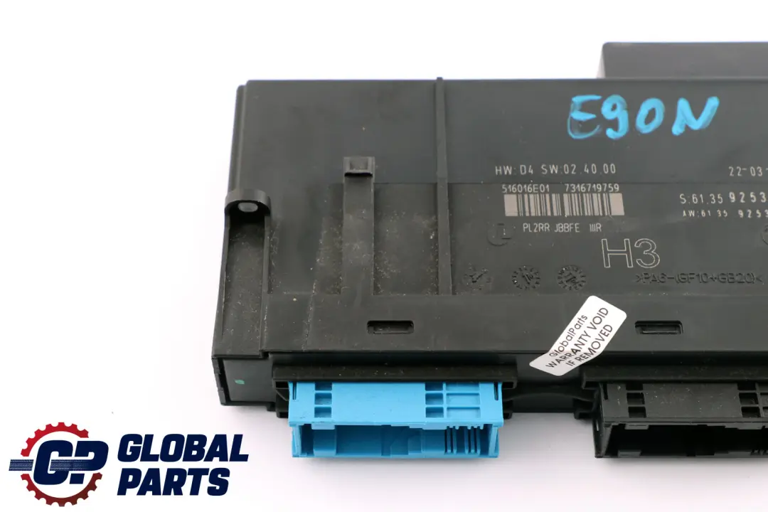 BMW 3 Series E90 LCI ECU Body Control Module H3 Junction Box 6135 - SKU 9253484 - Part number 9253484