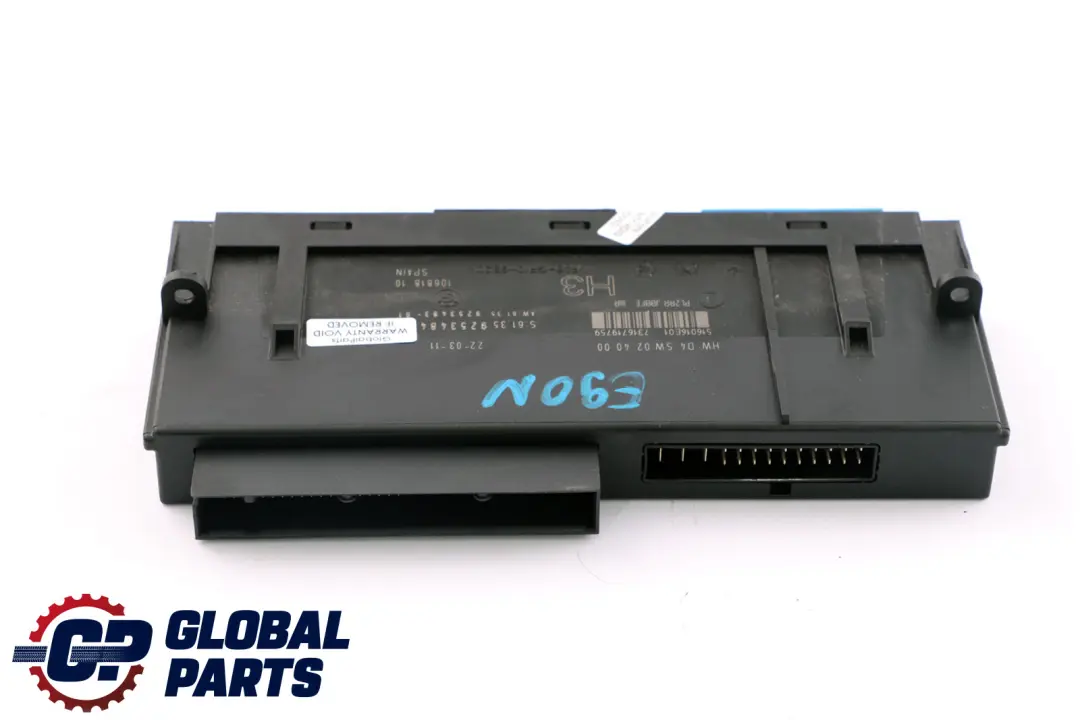 ECU Modulo di controllo del corpo H3 Scatola di giunzione per BMW E90 LCI con numero di parte 9253484 BMW E90 LCI ECU Modulo di controllo del corpo H3 Scatola di giunzione - SKU 9253484 - Numero di parte 9253484