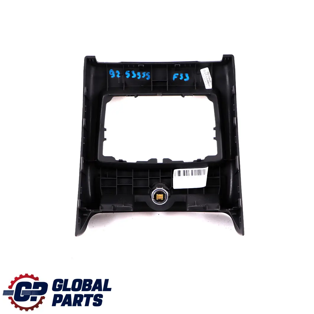 Covering Rear Trim Centre Console to BMW F33 F83 M4 Convertible with Part number 9253555 BMW F33 F83 M4 Convertible Covering Rear Trim Centre Console - SKU 9253555 - Part number 9253555