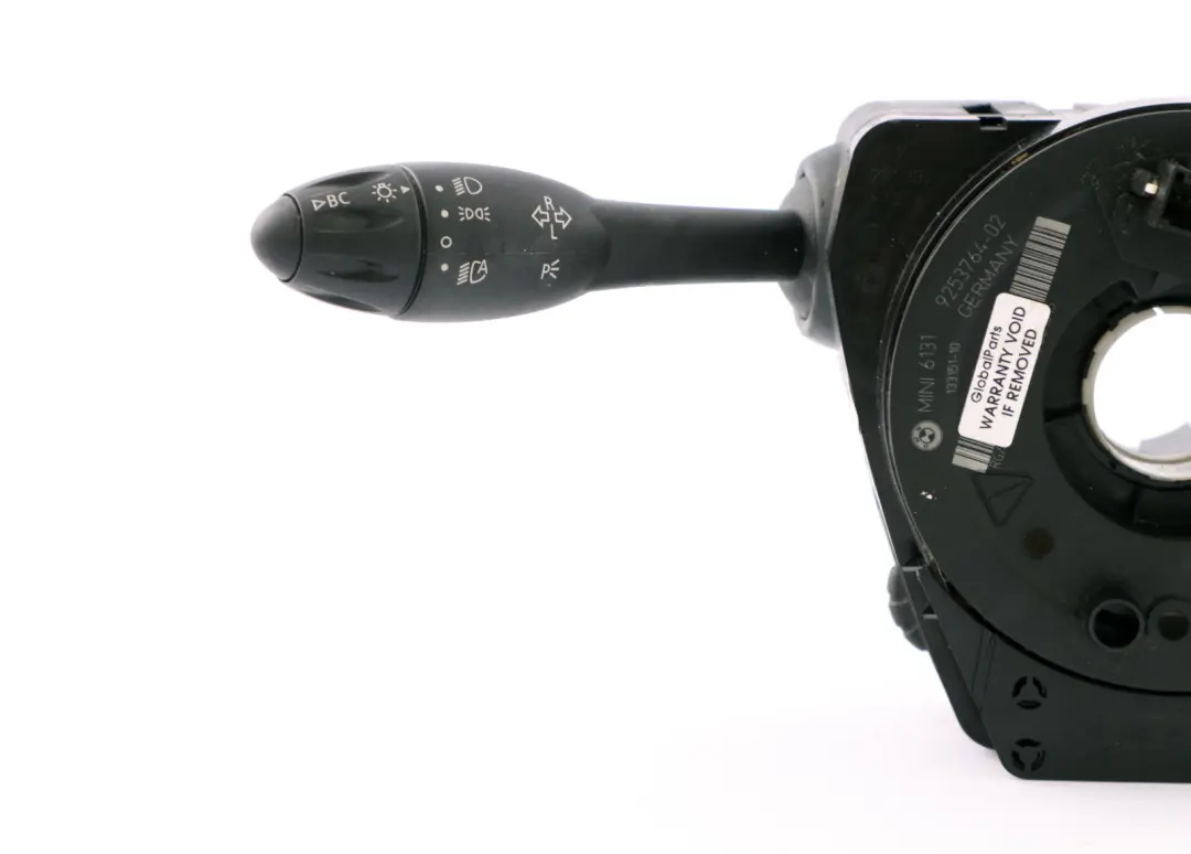 Switch Cluster Steering Column Stalk Wiper Slip to Mini Cooper R56 R60 with Part number 9253764 Mini Cooper R56 R60 Switch Cluster Steering Column Stalk Wiper Slip - SKU 9253764 - Part number 9253764