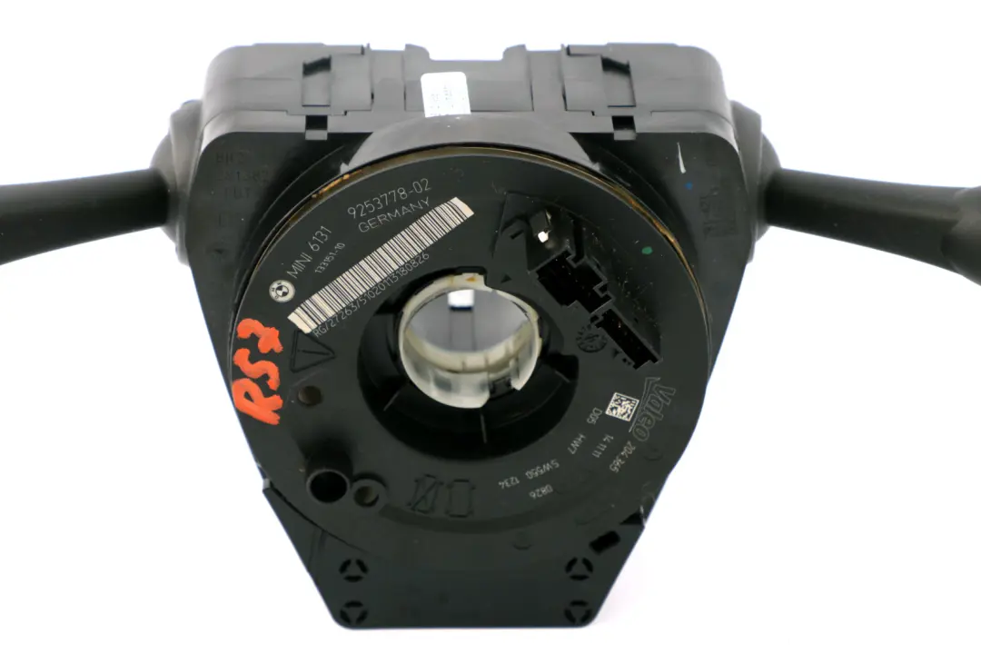 Steering Column Switch Cluster Wiper Stalk to Mini Cooper R57 R58 R59 with Part number 9253778 Mini Cooper R57 R58 R59 Steering Column Switch Cluster Wiper Stalk - SKU 9253778 - Part number 9253778