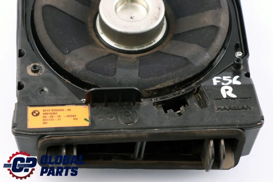 Mini F55 F56 Harman Kardon Subwoofer Basse centrale HiFi droite - SKU 9256350 - Numéro de pièce 9256350