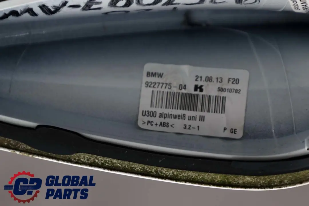 BMW F20 F21 Empty Housing Roof Antenna Shark Alpinweiss 3 - SKU 9257007-AW - Part number 9257007