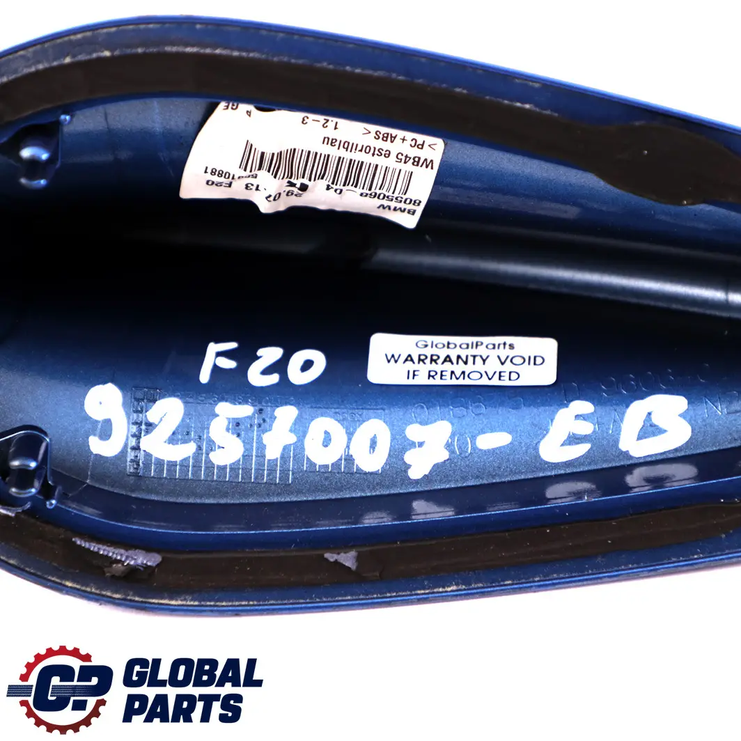 Boîtier Vide Antenne De Toit Bleu Estoril Métallisé - B45 pour BMW F20 F21 à propos du numéro de pièce 9257007 BMW F20 F21 Boîtier Vide Antenne De Toit Bleu Estoril Métallisé - B45 - SKU 9257007-EB - Numéro de pièce 9257007