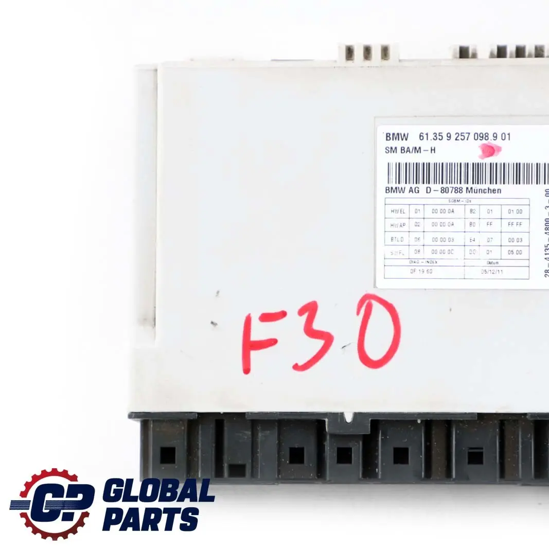 BMW F20 F21 F22 F23 F30 F31 F32 Vordersitz Sitzmodul ECU - SKU 9257098 - Teilenummer 9257098