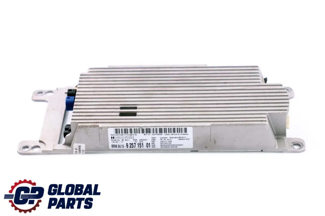 Module Télématique Bluetooth Combox pour BMW F20 F21 F30 F31 à propos du numéro de pièce 9257151 BMW F20 F21 F30 F31 Module Télématique Bluetooth Combox - SKU 9257151 - Numéro de pièce 9257151