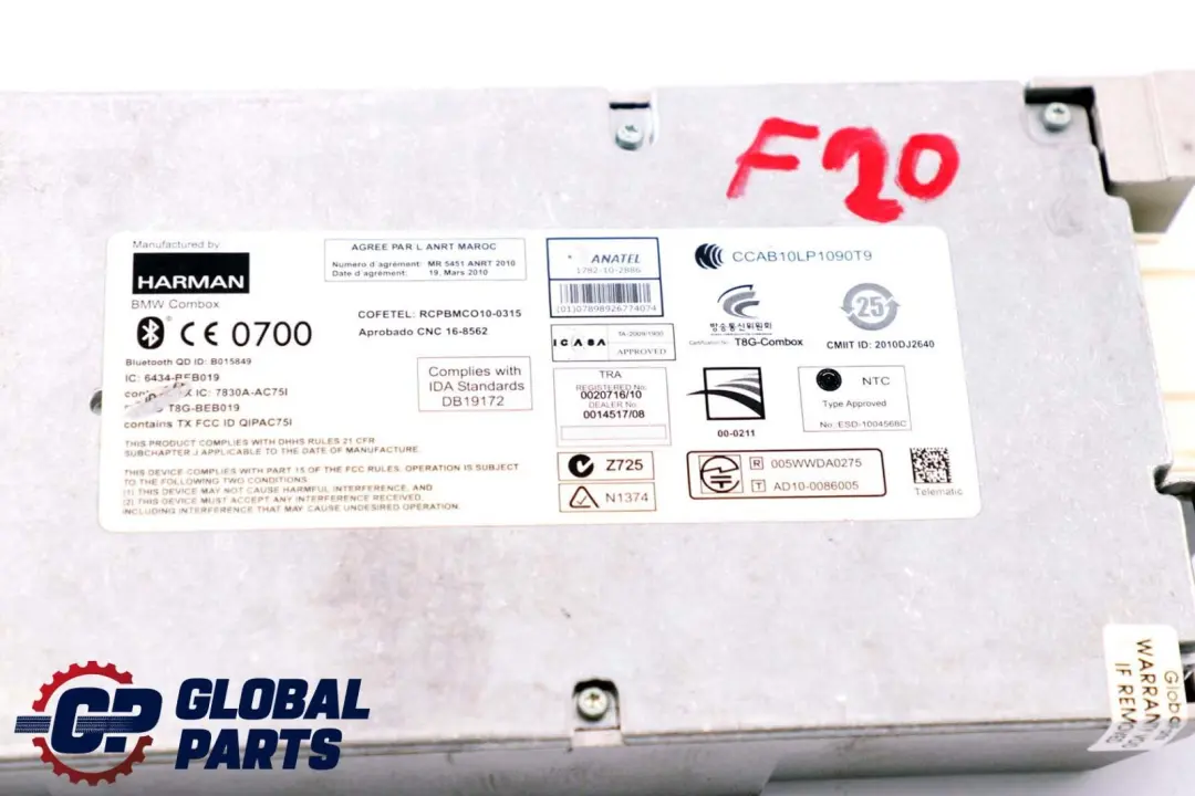  Telematics Module BMW F20 F21 F30 F31 Bluetooth Combox - SKU 9257151 - Part number 9257151