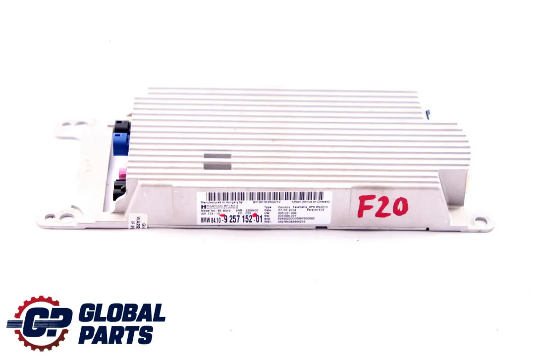 BMW 1 2 3 5 Series F10 F20 F22 F30 Combox Telematics Gps Module - SKU 9257152 - Numéro de pièce 9257162