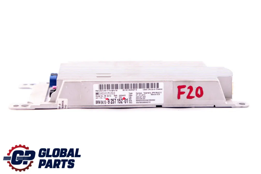 BMW 1 2 3 5 Series F10 F20 F22 F30 Combox Telematics Gps Module - SKU 9257152 - Numéro de pièce 9257162