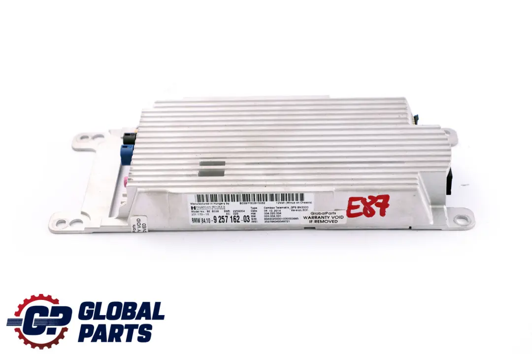  GPS Module BMW E81 E87 E90 E91 LCI Combox Telematics Control Unit - SKU 9257162 - Part number 9257162