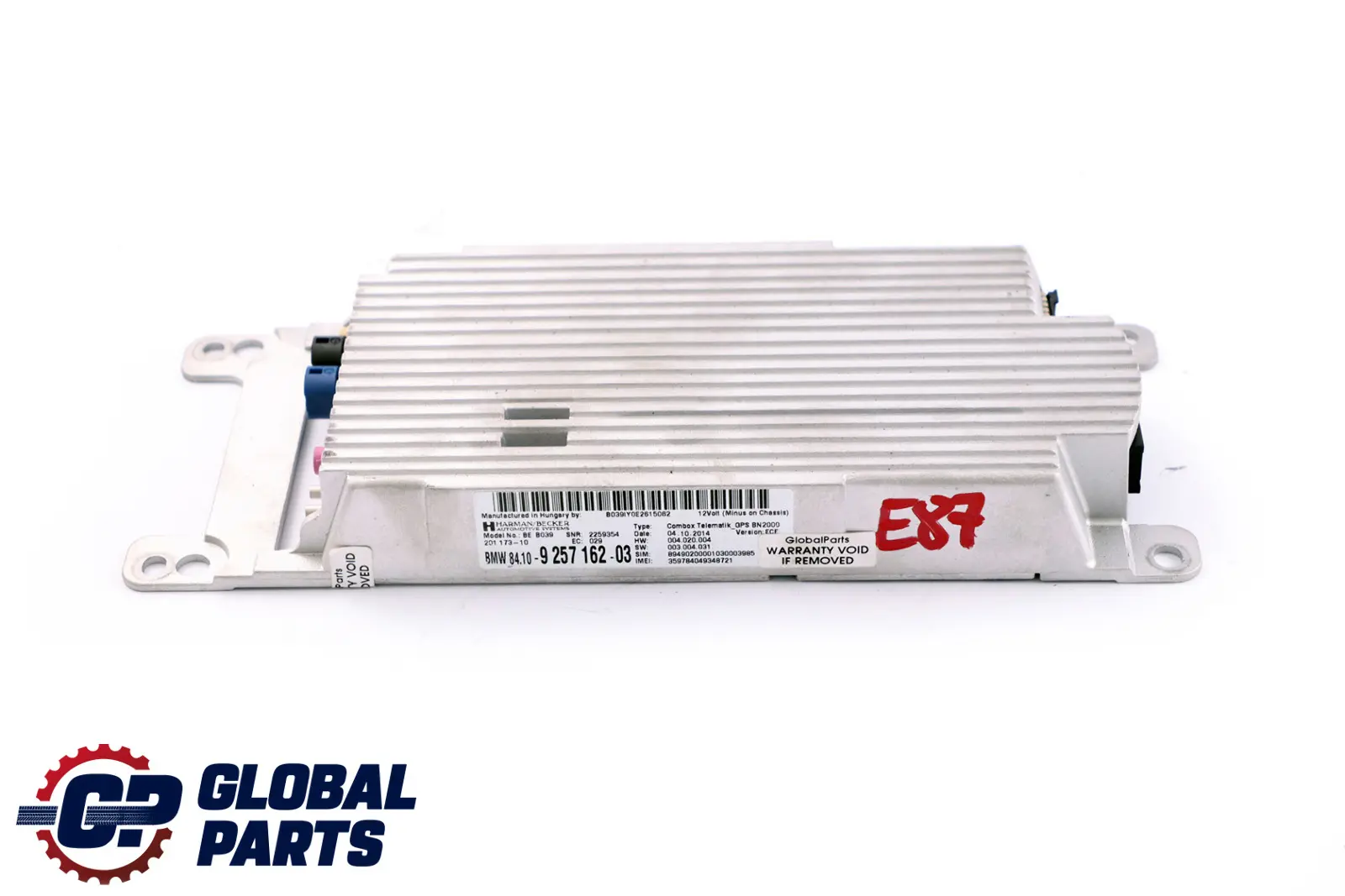 Módulo GPS BMW E81 E87 E90 E91 LCI Combox Unidad De Control Telemático 9257162