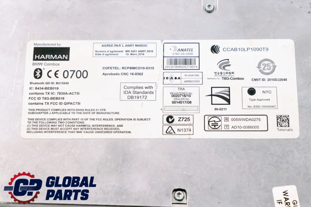  GPS Module BMW E81 E87 E90 E91 LCI Combox Telematics Control Unit - SKU 9257162 - Part number 9257162
