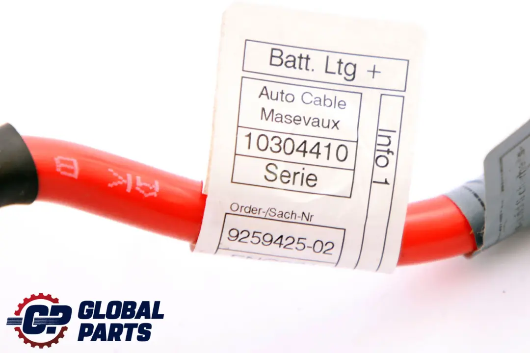 Câble positif de la batterie Pôle plus pour BMW F30 F31 F80 M3 F82 M4 à propos du numéro de pièce 9259425 BMW F30 F31 F80 M3 F82 M4 Câble positif de la batterie Pôle plus - SKU 9259425 - Numéro de pièce 9259425