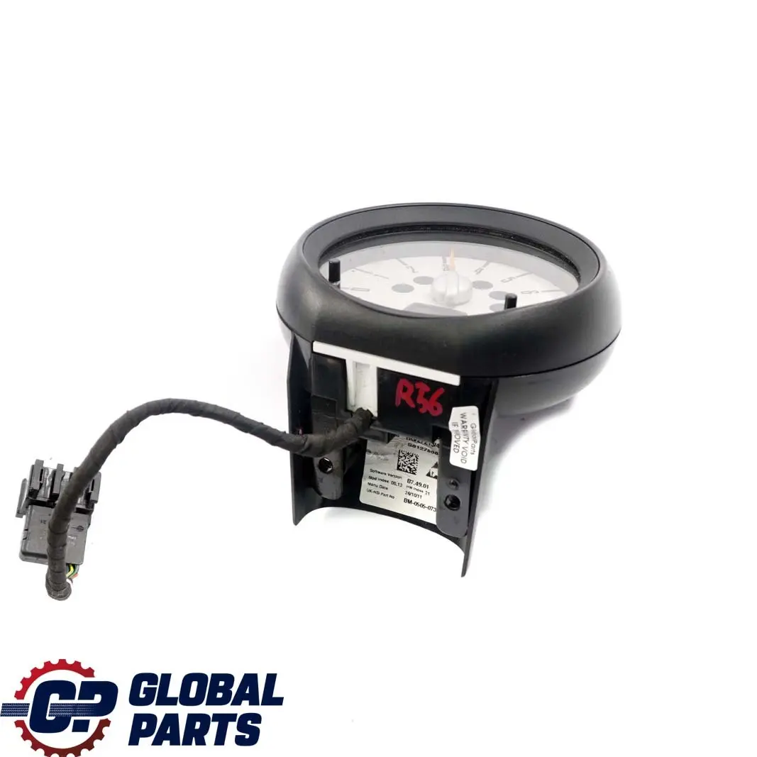 Mini Cooper One R56 R57 R59 R60 R61 Compte Tours Colonne Noir - SKU 9260579 - Numéro de pièce 9260579