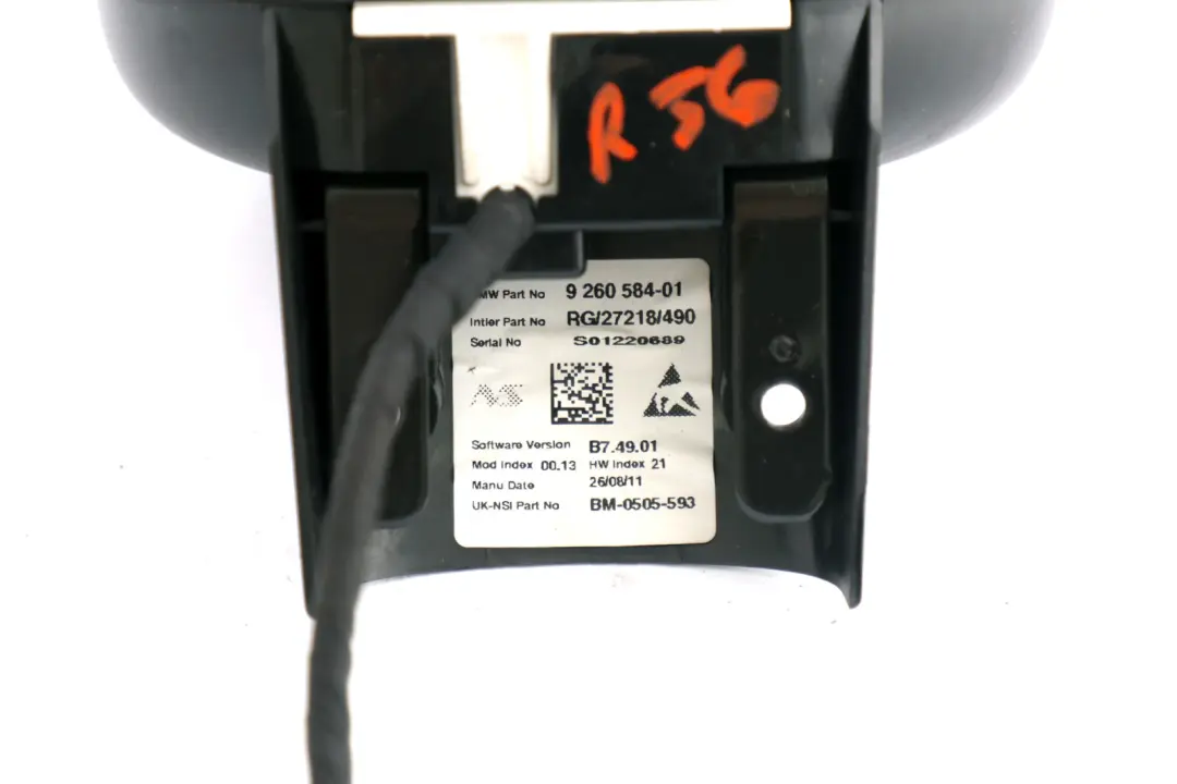Mini Cooper R56 R57 R59 Tachymètre Jauge Compte-tours Chrome - SKU 9260584 - Numéro de pièce 9260584