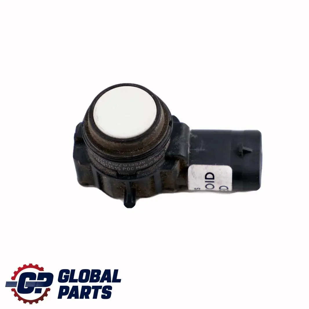 BMW F20 F21 F30 F31 Sensor PDC Ultrasónico Delantero Alpino Blanco - 300 - SKU 9261587 - Número de pieza 9261587