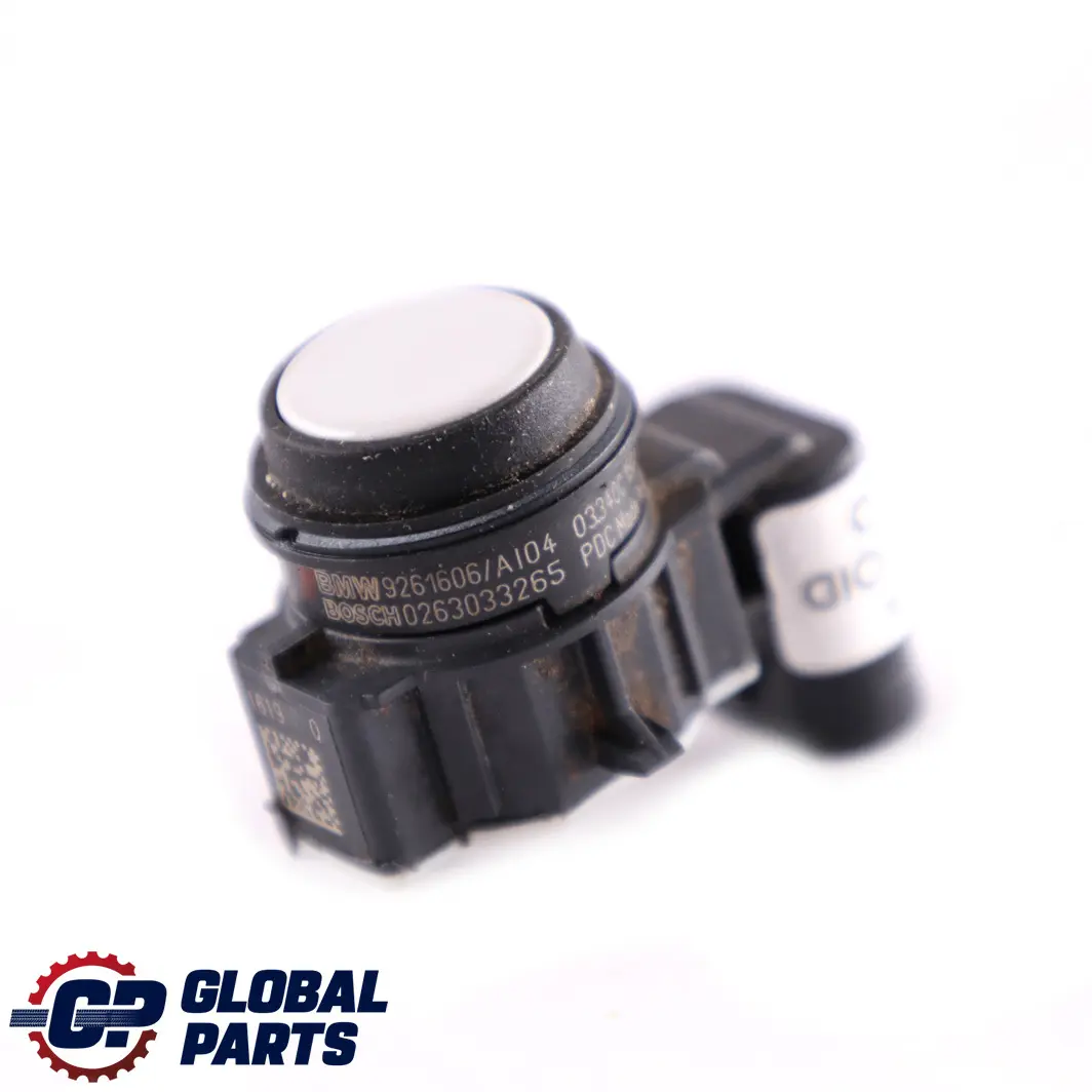 BMW 1 2 F20 F21 F22 Rear Bumper PDC Ultrasonic Sensor Mineralweiss White A96 - SKU 9261606 - Part number 9261606