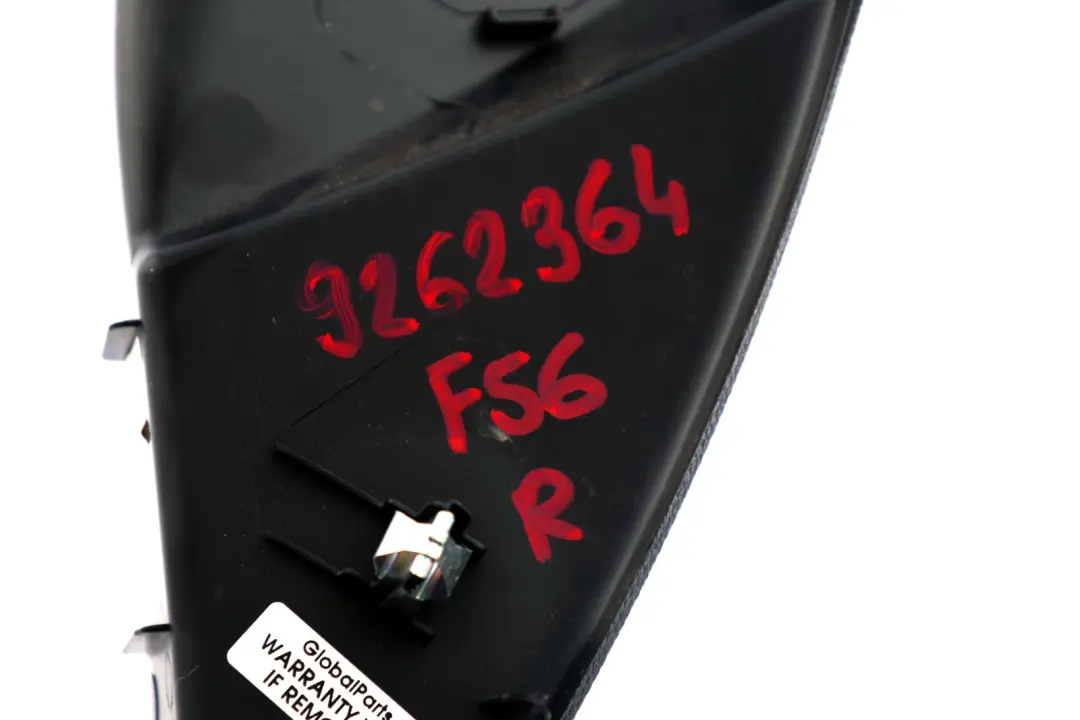 Panel De Instrumentos Exterior Derecho Negro para Mini Cooper F56 con número de pieza 9262364 Mini Cooper F56 Panel De Instrumentos Exterior Derecho Negro - SKU 9262364 - Número de pieza 9262364