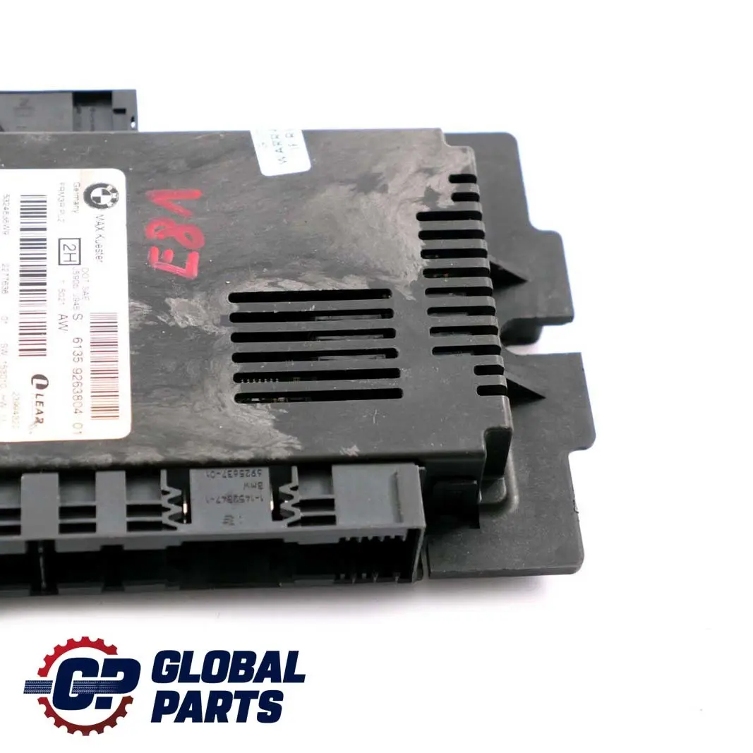 Footwell ECU Light Control Module MAX Kuester FRM3R to BMW 1 Series E81 with Part number 9263804 BMW 1 Series E81 Footwell ECU Light Control Module MAX Kuester FRM3R - SKU 9263804-1 - Part number 9263804