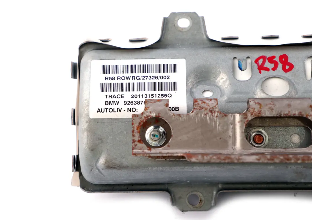 Airbag Passenger Side Dashboard Dash to Mini Cooper R58 R59 with Part number 9263876 Mini Cooper R58 R59 Airbag Passenger Side Dashboard Dash - SKU 9263876 - Part number 9263876