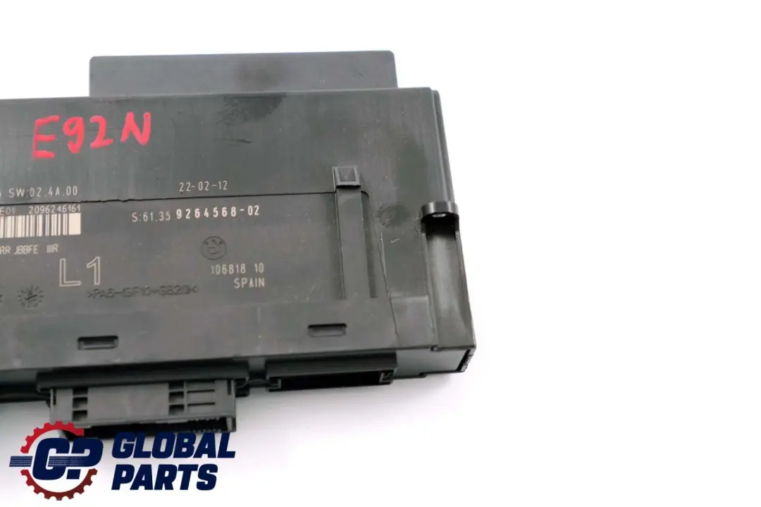 BMW E92 LCI Steuergerät PL2RR JBBFE IIIR L1 - SKU 9264568 - Teilenummer 9264568