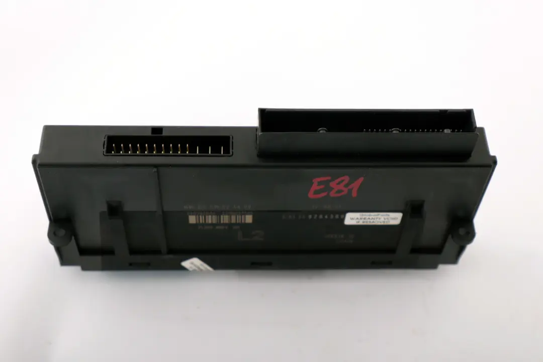 Centralina Elettrica Carrozzeria L2 6135 per BMW E81 con numero di parte 9264569 BMW E81 Centralina Elettrica Carrozzeria L2 6135 - SKU 9264569 - Numero di parte 9264569