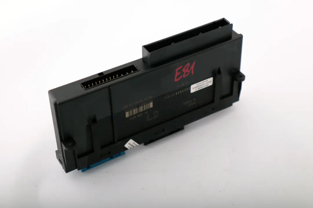 Body Control Module L2 6135 to BMW 1 Series E81 with Part number 9264569 BMW 1 Series E81 Body Control Module L2 6135 - SKU 9264569 - Part number 9264569