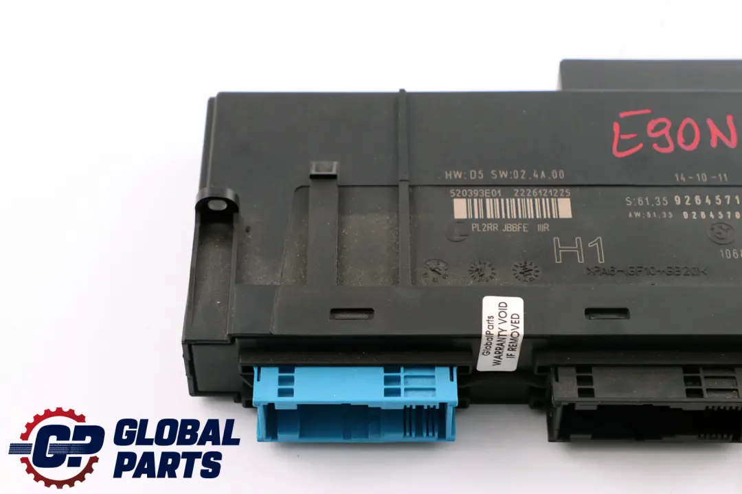 BMW E90 LCI Body Control Module H1 PL2RR JBBFE IIIR 6135 - SKU 9264571 - Part number 9264571
