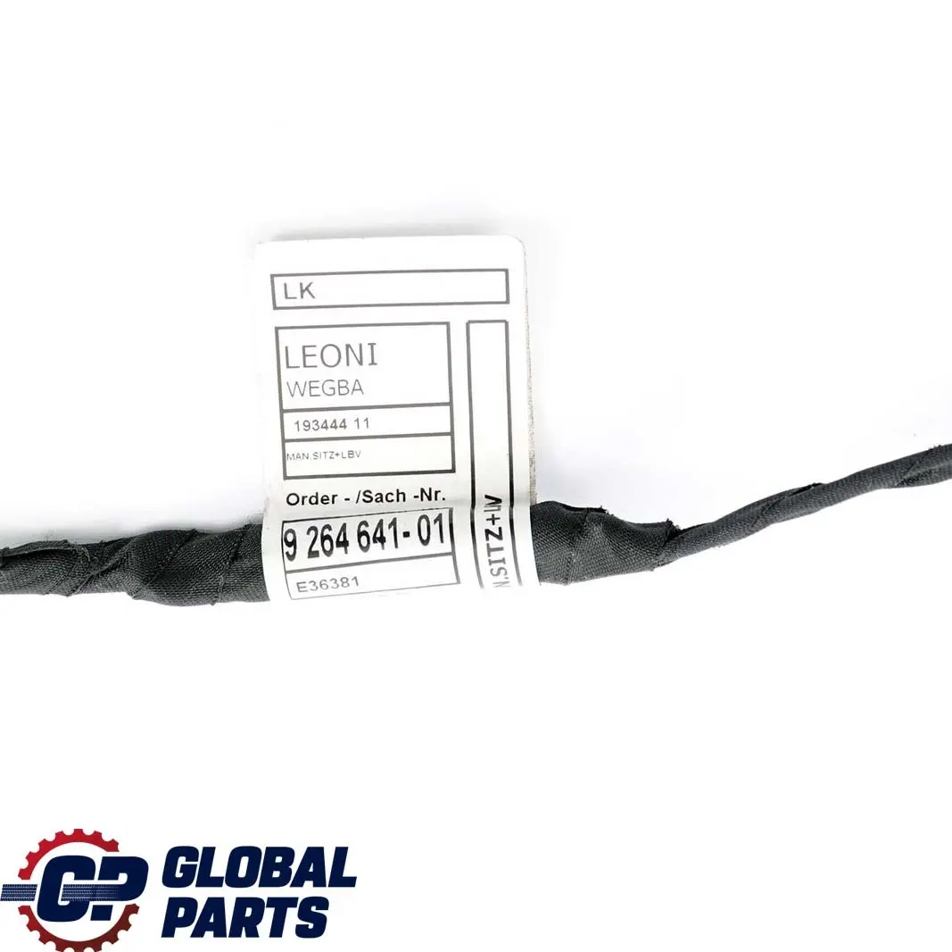 BMW 1 3 er F20 F21 F30 F31 Kabelsatz Sitz Beifahrerseite - SKU 9264640 - Teilenummer 9264641