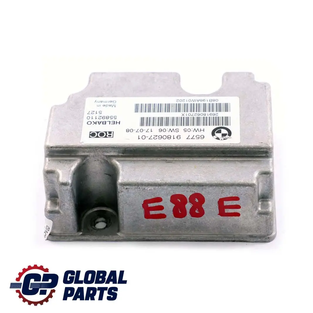 Control Vuelco Módulo Controlador Unidad 9180627 para BMW E88 E93 Cabrio Convertible con número de pieza 9134734 BMW E88 E93 Cabrio Convertible Control Vuelco Módulo Controlador Unidad 9180627 - SKU 9264926 - Número de pieza 9134734