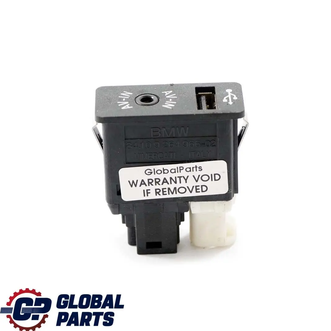 USB/AV-IN Buchse für Mini Cooper One R55 R56 R57 LCI R60 mit Teilenummer 9264966 Mini Cooper One R55 R56 R57 LCI R60 USB/AV-IN Buchse - SKU 9264966 - Teilenummer 9264966