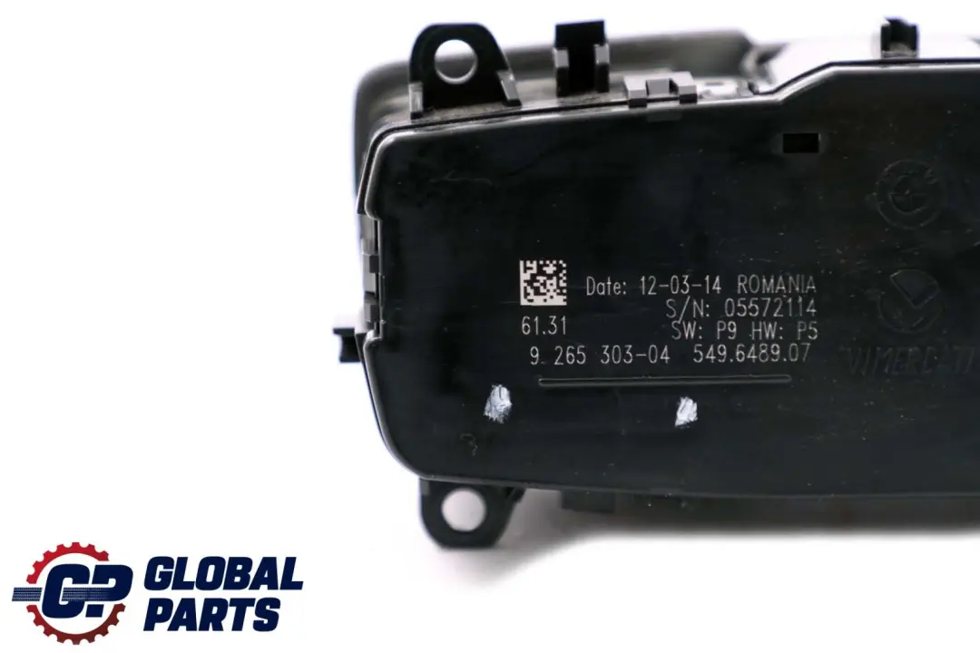 Interruptor De Luz BMW F20 F21 F30 F31 Elemento Control Faro Delantero para con número de pieza 9265303 Interruptor De Luz BMW F20 F21 F30 F31 Elemento Control Faro Delantero - SKU 9265303 - Número de pieza 9265303