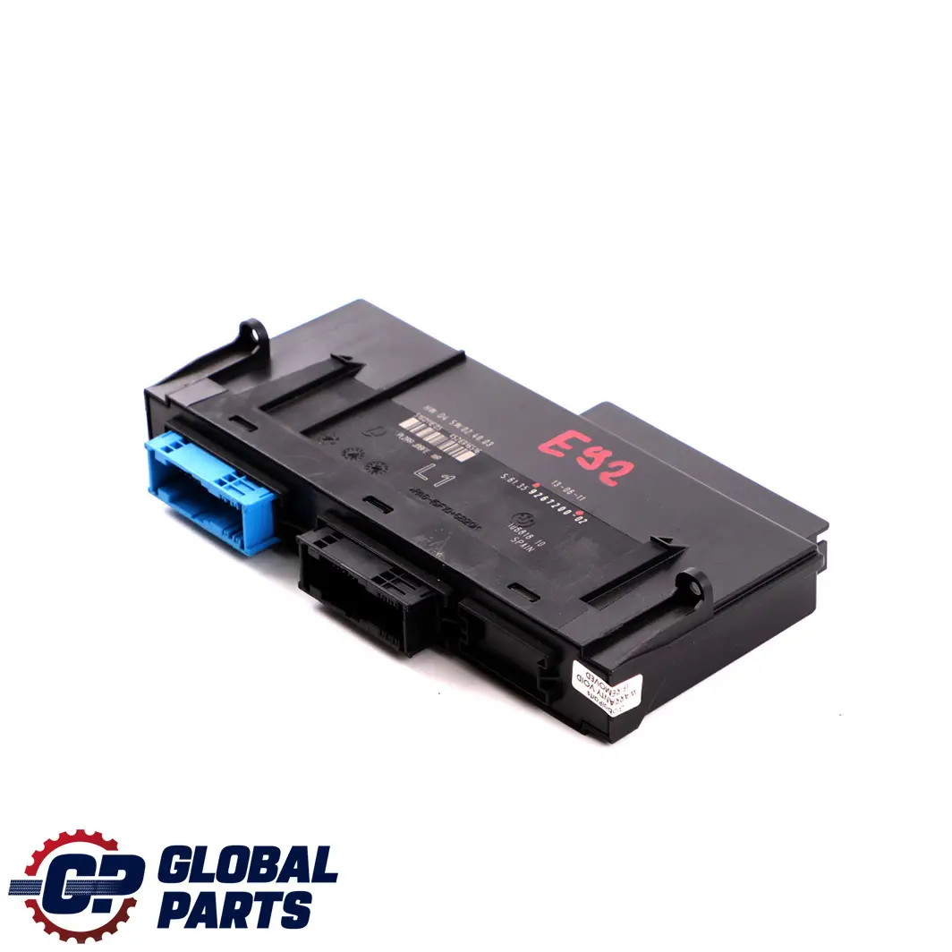 BMW E92 ECU Body Control Module L1 Steuergerät PL2RR JBBFE IIIR - SKU 9267200-1 - Teilenummer 9267200