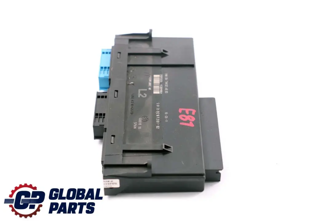 Module de Controle de la Carrosserie L2 PL2RR JBBFE IIIR pour BMW E81 à propos du numéro de pièce 9267201 BMW E81 Module de Controle de la Carrosserie L2 PL2RR JBBFE IIIR - SKU 9267201 - Numéro de pièce 9267201