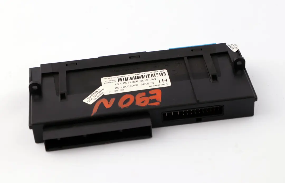 Modulo controllo carrozzeria H1 PL2RR JBBFE IIIR 6135 per BMW E90 LCI con numero di parte 9267203 BMW E90 LCI Modulo controllo carrozzeria H1 PL2RR JBBFE IIIR 6135 - SKU 9267203 - Numero di parte 9267203