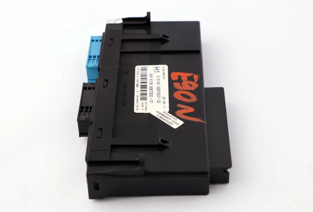 Body Control Module H1 PL2RR JBBFE IIIR 6135 para BMW E90 LCI con número de pieza 9267203 BMW E90 LCI Body Control Module H1 PL2RR JBBFE IIIR 6135 - SKU 9267203 - Número de pieza 9267203