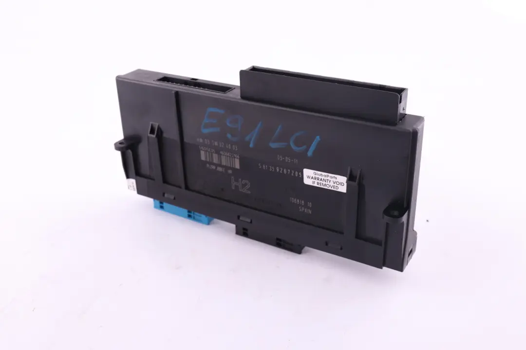 ECU Modulo Controllo Corpo Scatola di Giunzione H2 per BMW E91 LCI con numero di parte 9267205 BMW E91 LCI ECU Modulo Controllo Corpo Scatola di Giunzione H2 - SKU 9267205 - Numero di parte 9267205