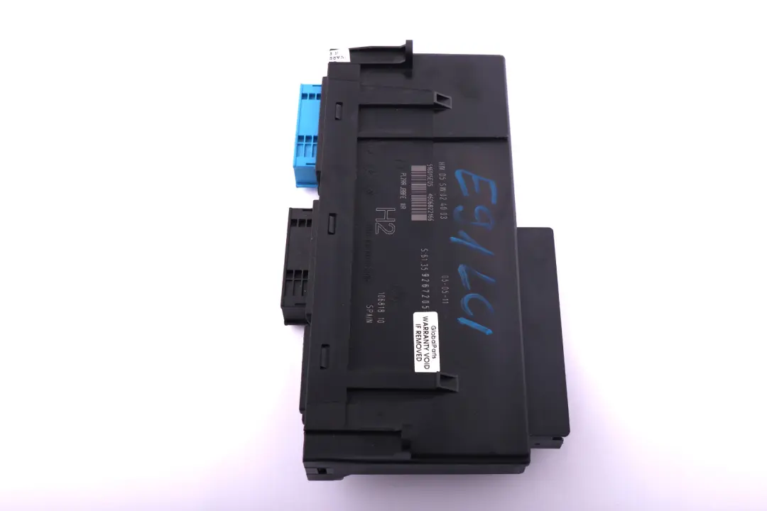 ECU Módulo de Control del Cuerpo Caja de Conexiones H2 para BMW E91 LCI con número de pieza 9267205 BMW E91 LCI ECU Módulo de Control del Cuerpo Caja de Conexiones H2 - SKU 9267205 - Número de pieza 9267205