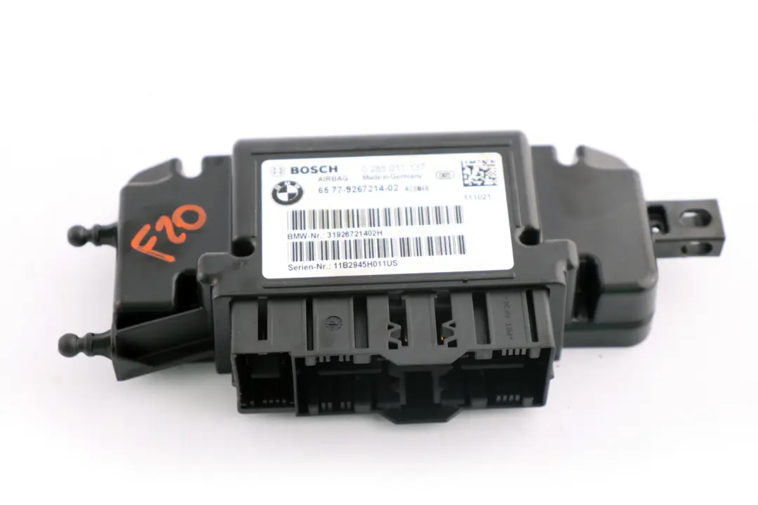 BMW F20 F21 F22 F30 F31 F32 F33 F34 Airbag Control Unit Module ECU - SKU 9267214 - Part number 9267214