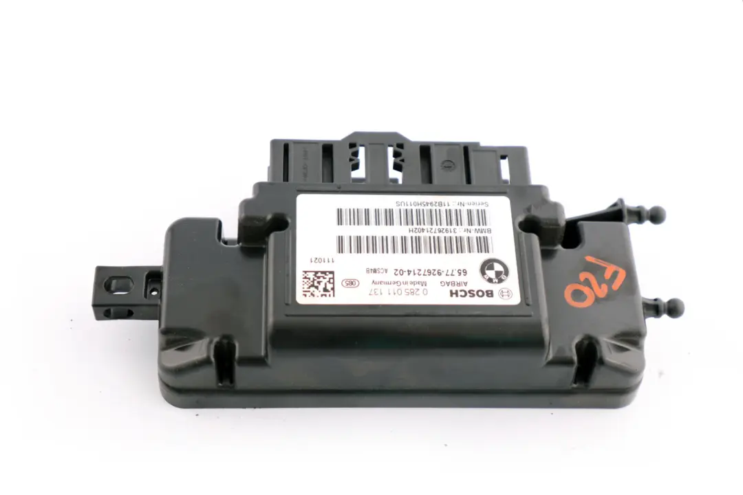 BMW F20 F21 F22 F30 F31 F32 F33 F34 Airbag Control Unit Module ECU - SKU 9267214 - Part number 9267214