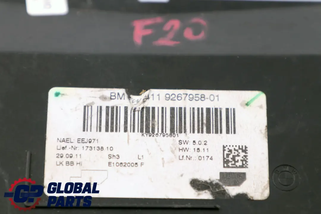 BMW F20 F30 MINI F56 Control Unit Air Conditioning Module - SKU 9267958 - Part number 9874189