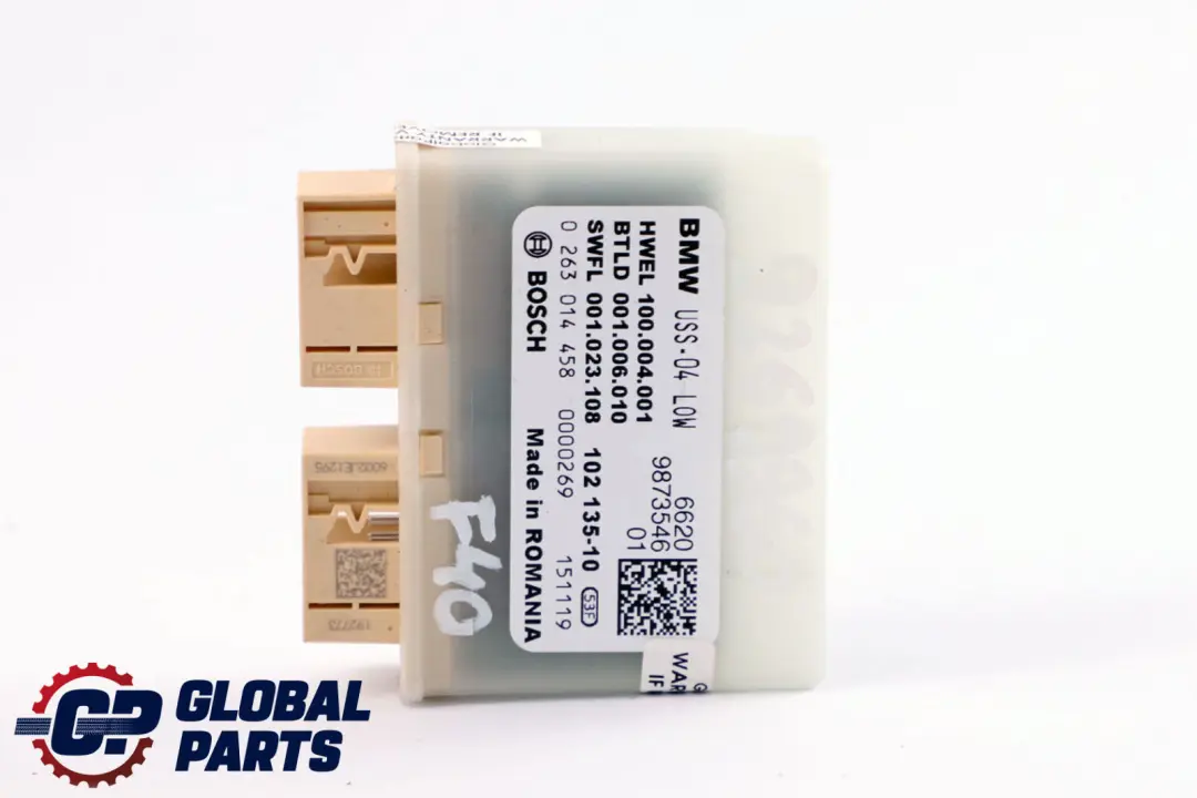 Steuergerät PDC 9873546 für BMW 1 er F40 mit Teilenummer 9269960 BMW 1 er F40 Steuergerät PDC 9873546 - SKU 9269960 - Teilenummer 9269960