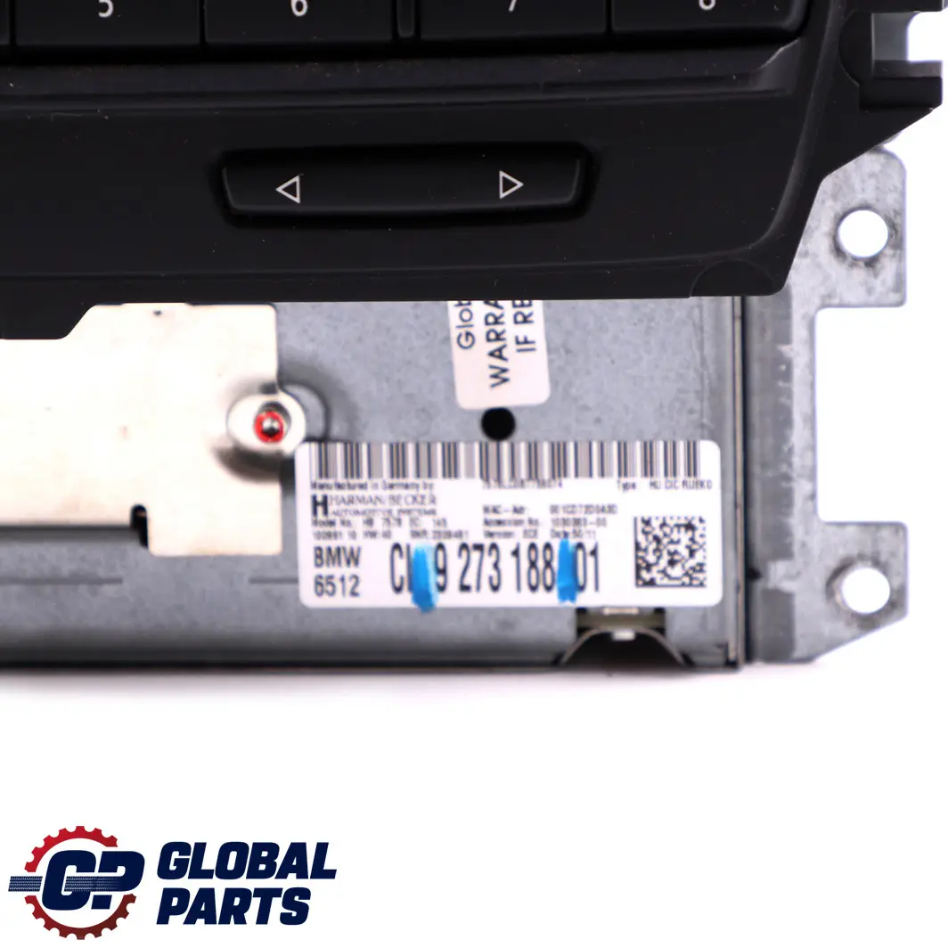 Lettore Autoradio Professionale Per La Navigazione per BMW E81 E87 E90 LCI con numero di parte 9273188 BMW E81 E87 E90 LCI Lettore Autoradio Professionale Per La Navigazione - SKU 9273188 - Numero di parte 9273188