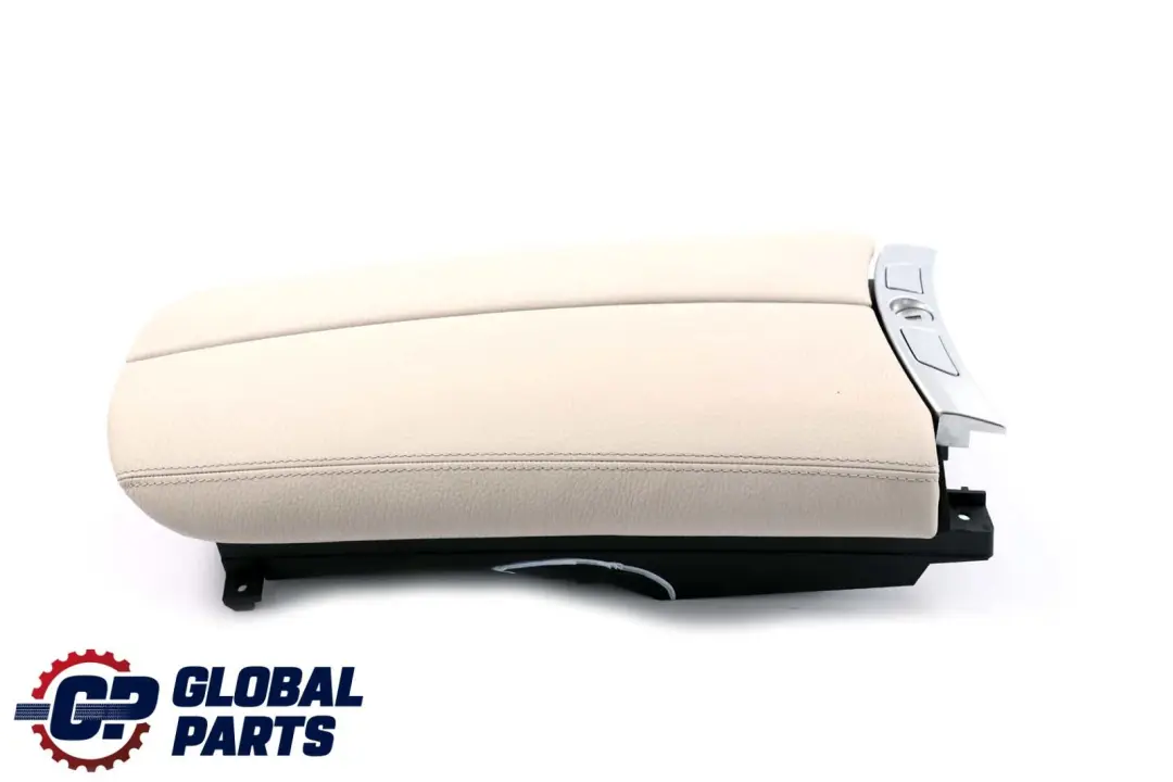 BMW 7 Series F01 F02 F03 LCI Centre Console Armrest Front Middle Leather White - SKU 9273480 - Part number 9273480