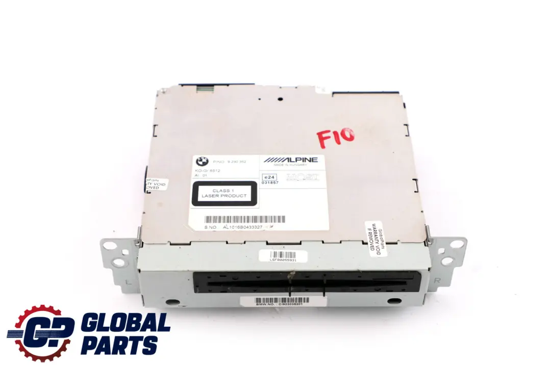 BMW 5 6 Series F10 F11 F12 F13 Audio CHAMP 2 Navigation System ALPINE - SKU 9273861 - Part number 9230352