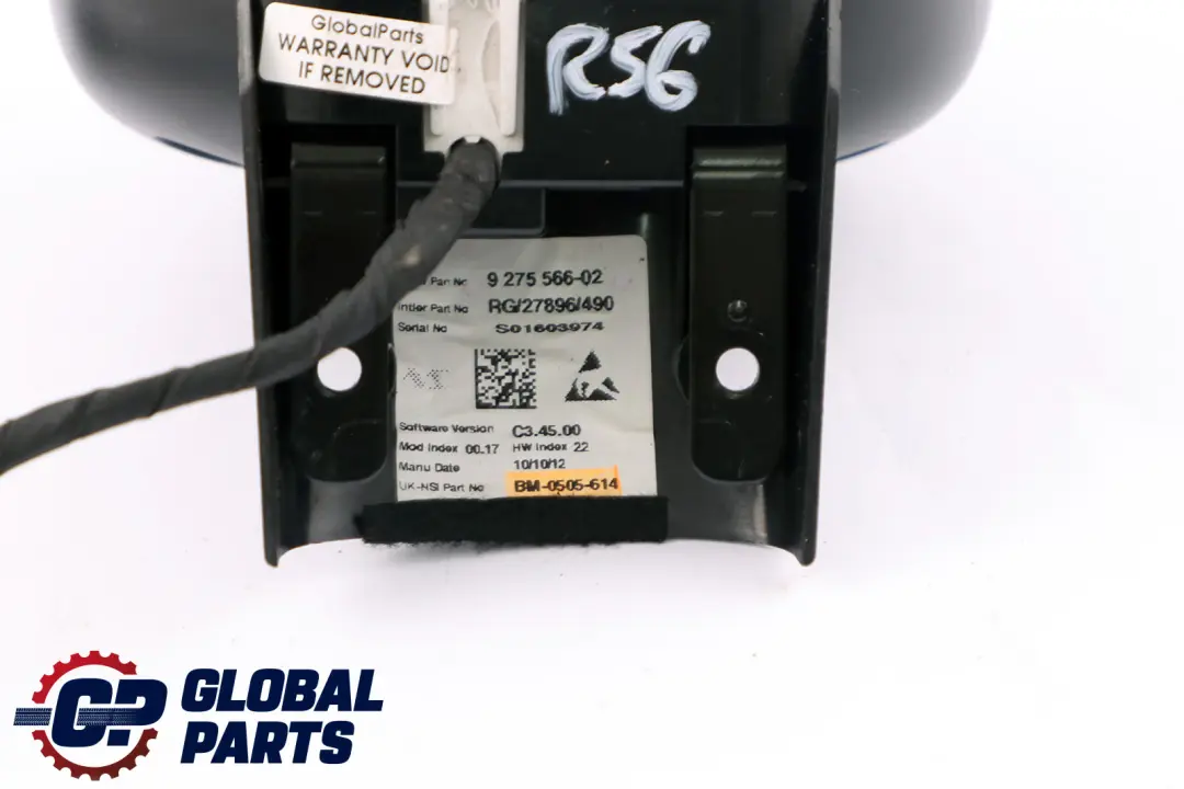 Jauge Tachymetre Compte-tours Chrome pour Mini Cooper D R56 R57 à propos du numéro de pièce 9325823 Mini Cooper D R56 R57 Jauge Tachymetre Compte-tours Chrome - SKU 9275566 - Numéro de pièce 9325823